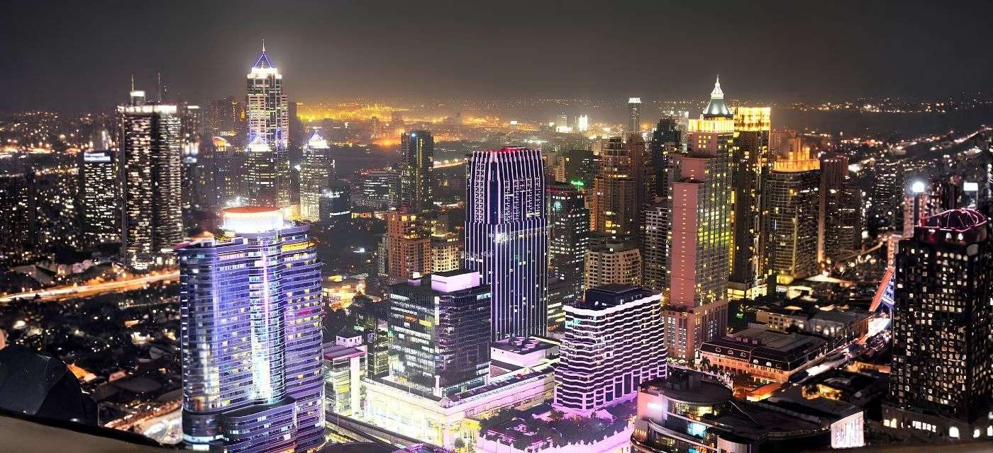 Bangkok City Night View Thailand