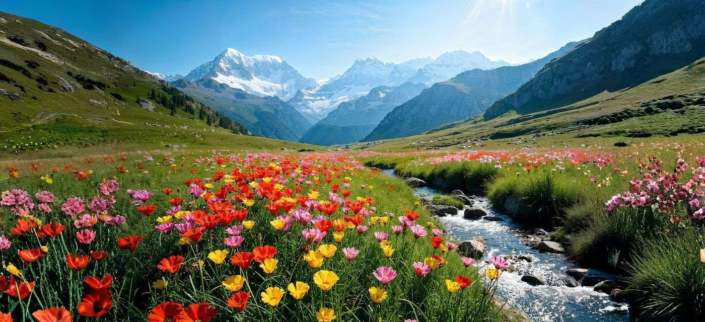Gulmarg Meadow of Flowers Kashmir