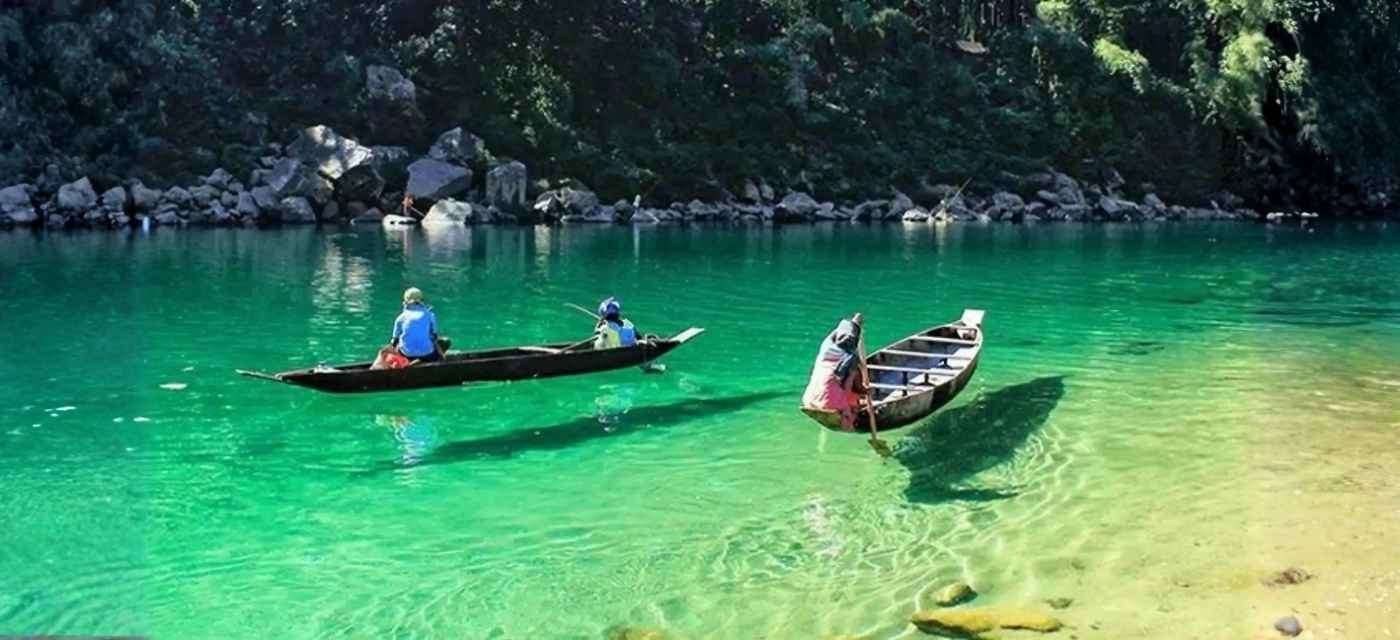 Umngot River Dawki Meghalaya Crystal Clear Water Travel Tour