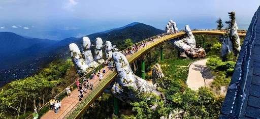 Ba Na Hills Golden Bridge Vietnam Scenic Mountain Tour