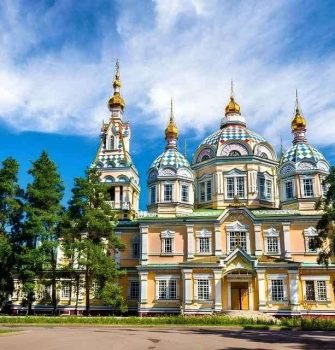 Ascension Cathedral Almaty Kazakhstan City Landmark
