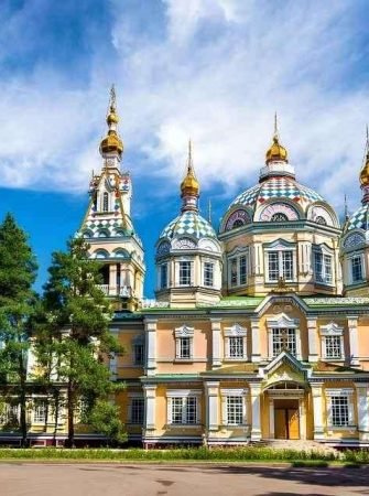Ascension Cathedral Almaty Kazakhstan City Landmark