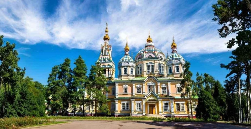 Ascension Cathedral Almaty Kazakhstan City Landmark