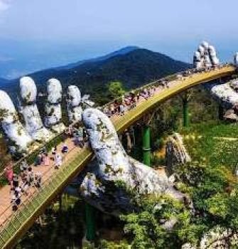 Ba Na Hills Golden Bridge Vietnam Scenic Mountain Tour
