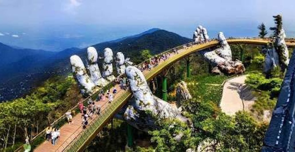 Ba Na Hills Golden Bridge Vietnam Scenic Mountain Tour