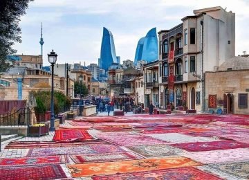 Baku Old City Icherisheher Azerbaijan Historic Streets and Architecture