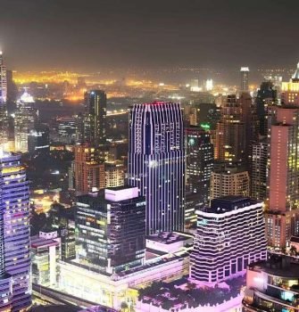 Bangkok City Night View Thailand