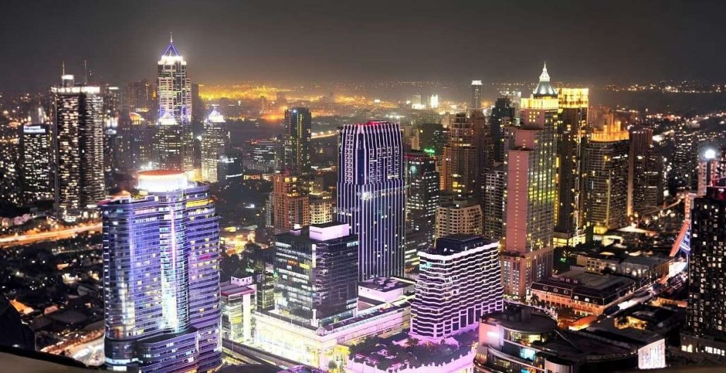 Bangkok City Night View Thailand