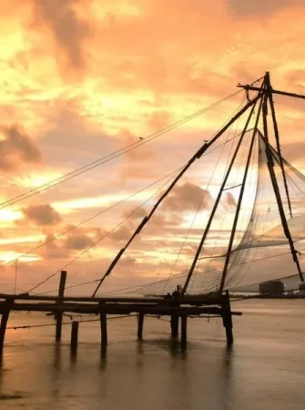Cochin Chinese Fishing Nets Kerala Tour