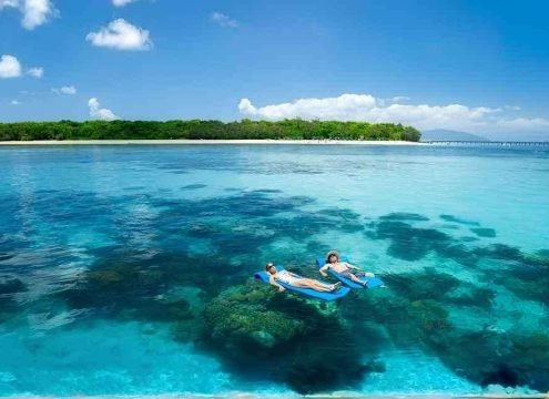 Green Island Great Barrier Reef Cruise Cairns Australia