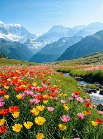 Gulmarg Meadow of Flowers Kashmir