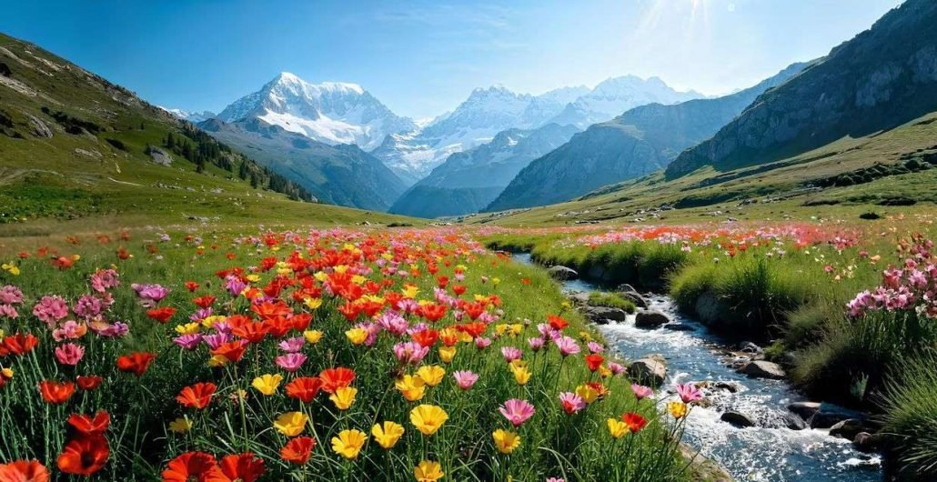 Gulmarg Meadow of Flowers Kashmir