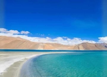 Pangong Lake Ladakh Scenic Himalayan View