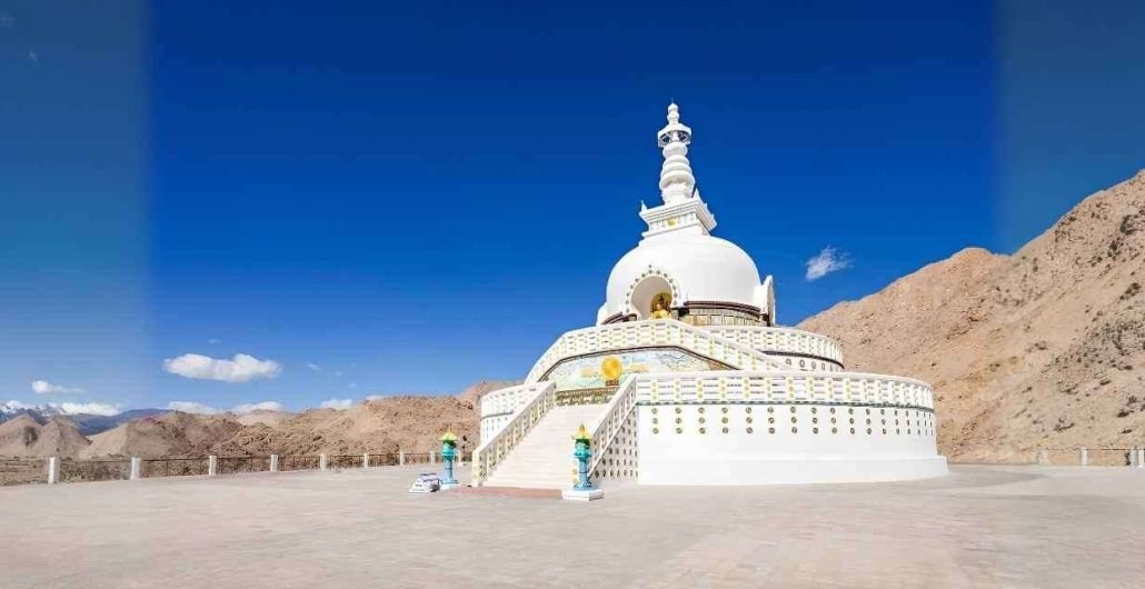 Shanti Stupa Leh Ladakh Himalayan View
