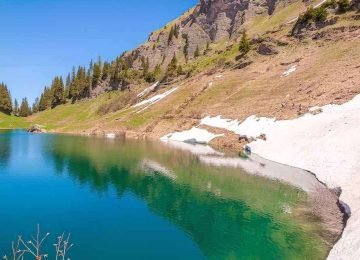 Thajiwas Glacier and Sindh River Sonmarg Kashmir